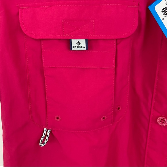 Columbia PFG Pink Bahama Short Sleeve Top XL NWT - Picture 7 of 14
